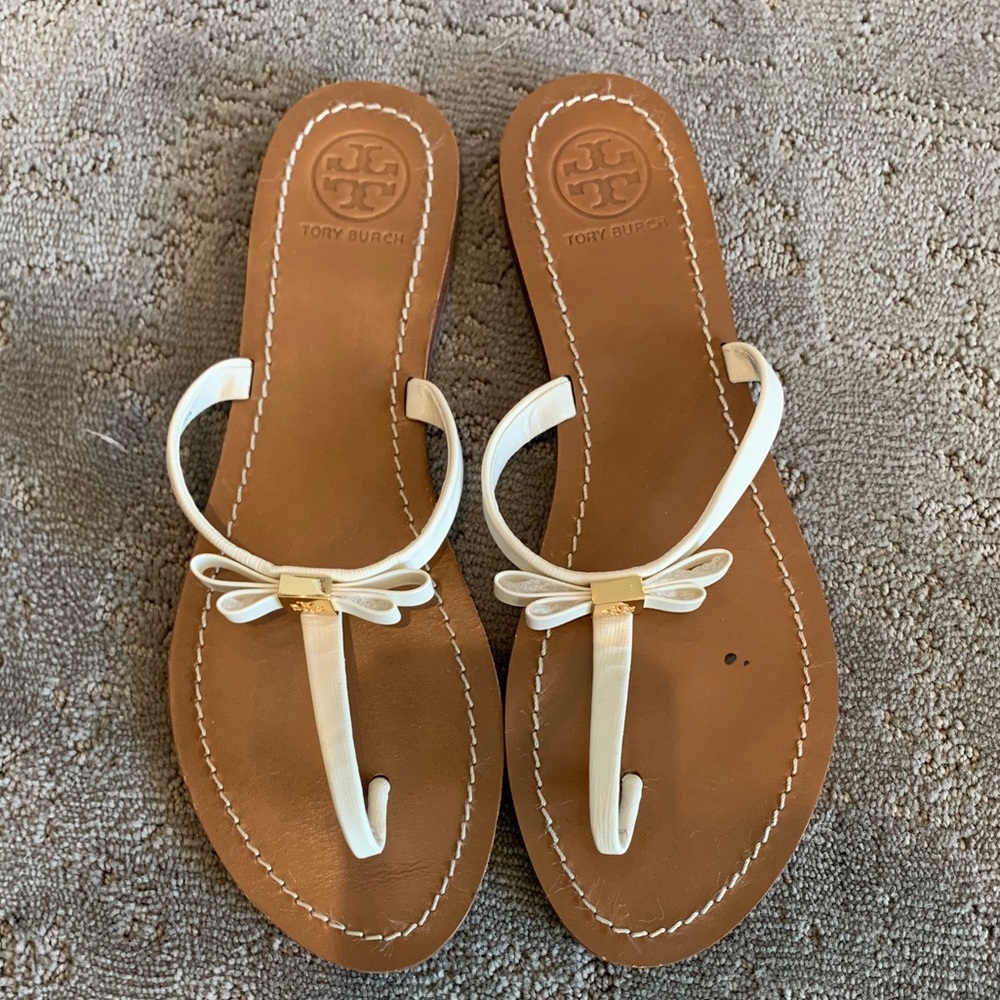 Tory Burch creme sandal